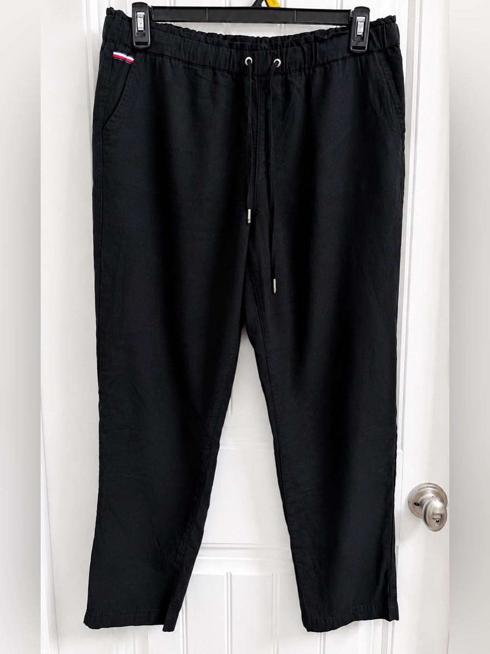 Tommy Hilfiger Black Drawstring Joggers